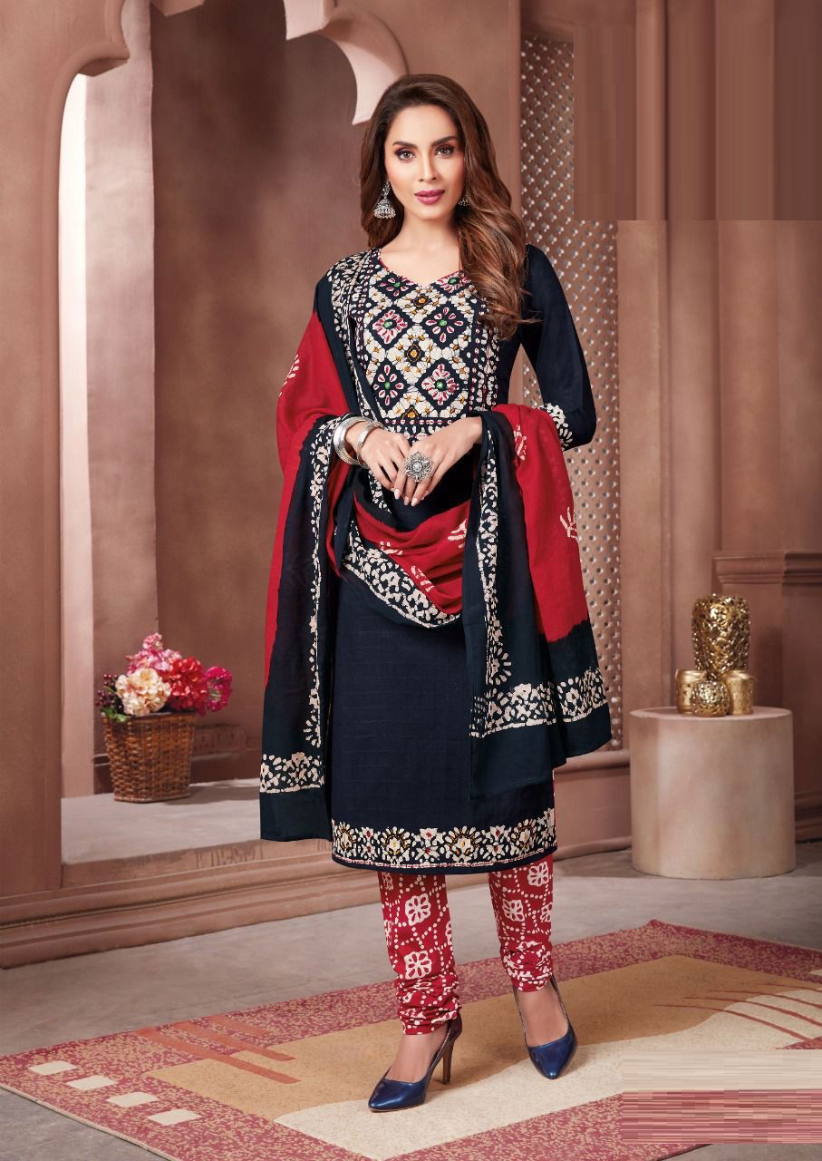 Aarvi Classic 1 Casual Daily Wear Cotton Printed Dress Material Collection